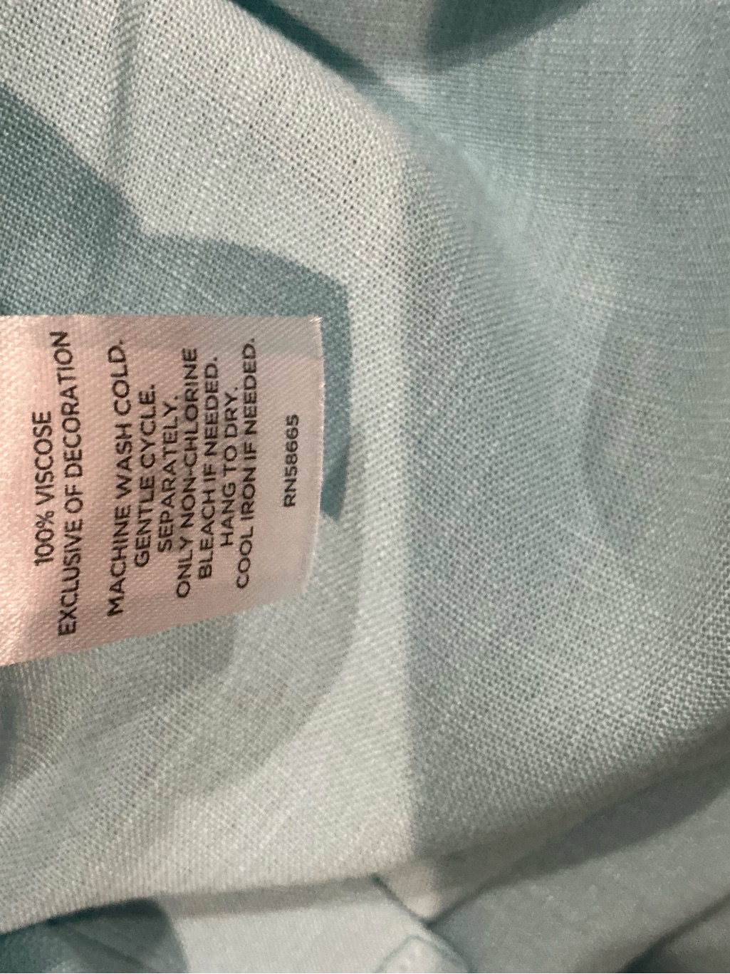 Nordstrom Rack Women’s Aqua/Light Blmaxi Shirt Dress Size Medium Nwt Button Fron — image 6 of 7